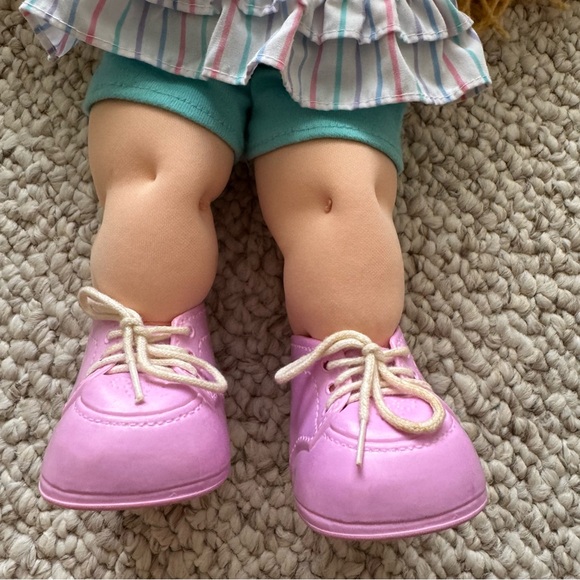 Vintage Cabbage Patch Kid Doll Crimp 'n Curl 1991 Blonde Hair Green Eyes - Picture 4 of 15